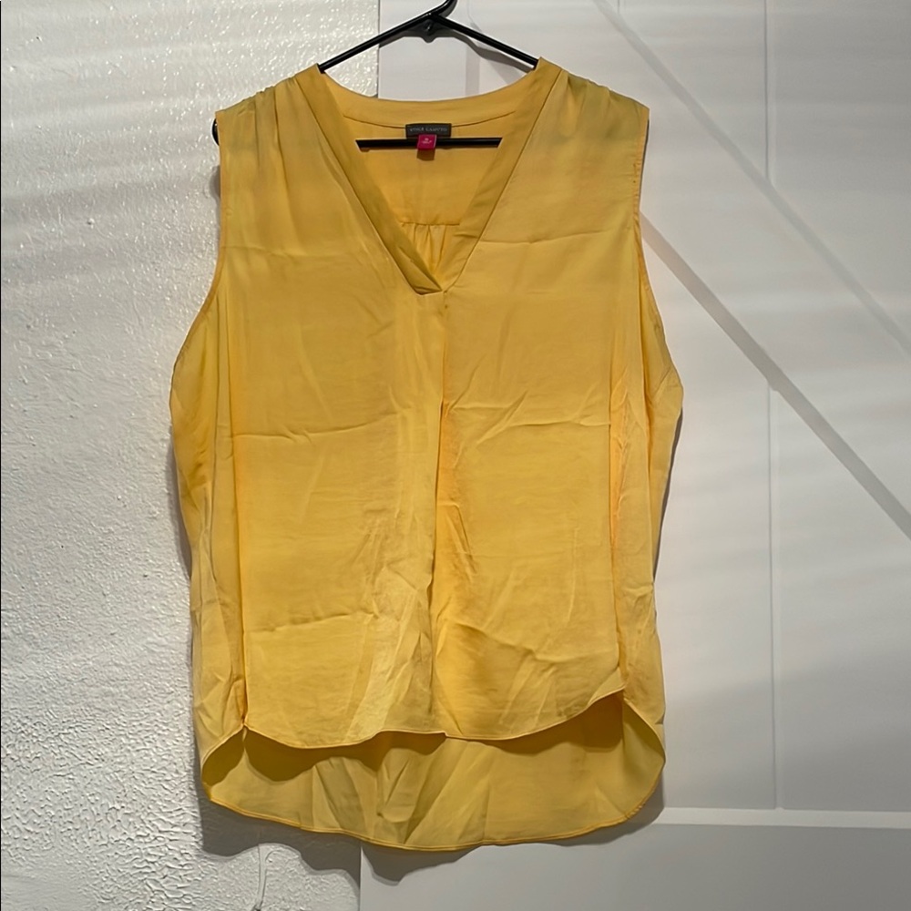 Yellow Sleeveless Top
